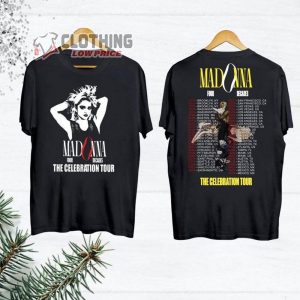 Madonna The Celebration Tour 2024 T-Shirt, Madonna 90S Vintage Shirt, Four Decades Tour Shirt, Madonna Fan Gift