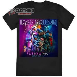 Iron Maiden The Future Past Tour World Tour 2024 Shirt, Iron Maiden Tour 2024 Hoodie, Rock Concert 2024 T-Shirt, Gift For Fan