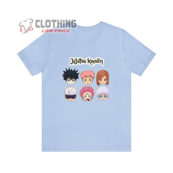 Jujutsu Kaisen Trending Merch, Jujutsu Kaisen T-Shirt, Gojo Satoru, Yuji Iratori, Anime Fan Gift