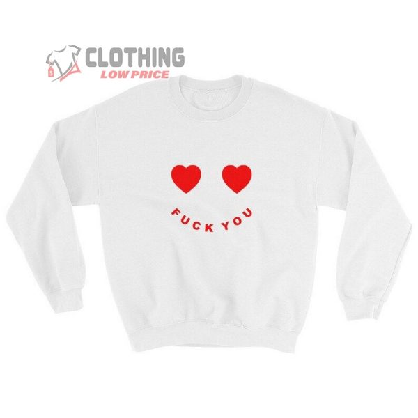 FCk You Heart Sweatshirt, Elle King Fatshion Valentine Sweatshirt, Elle King Fan Gift