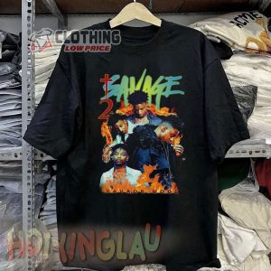 21 Savage Vintage 90S T Shirt Hiphop Rapper 21 Savage Merch 21 Savage To2