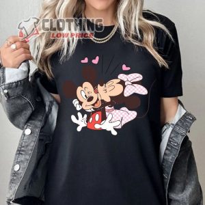 Vintage Mickey And Minnie Sweatshirt, Mickey Minnie Valentine Couples Shirt