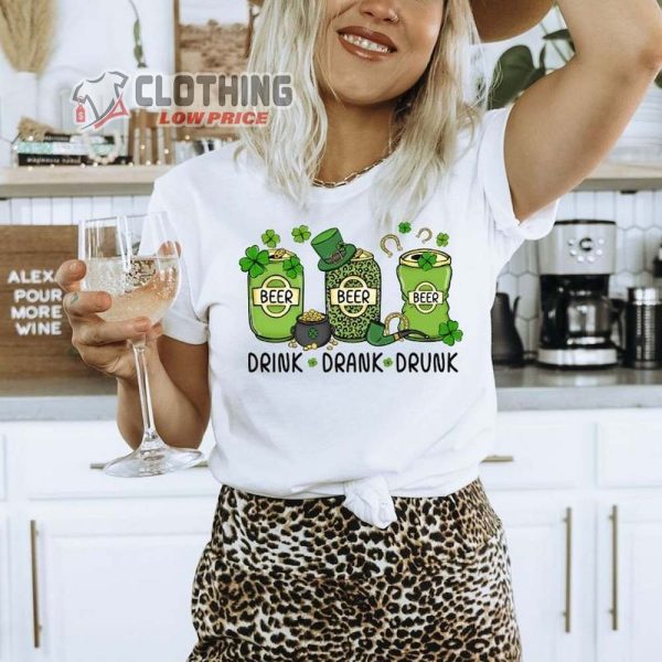 Funny Day Drinking St Patrick Day Shirt, Lets Day Drink Tee, Funny St. Patrick’S Day Shirt, St Paddy’S Day Shirt, Green Beer Gift