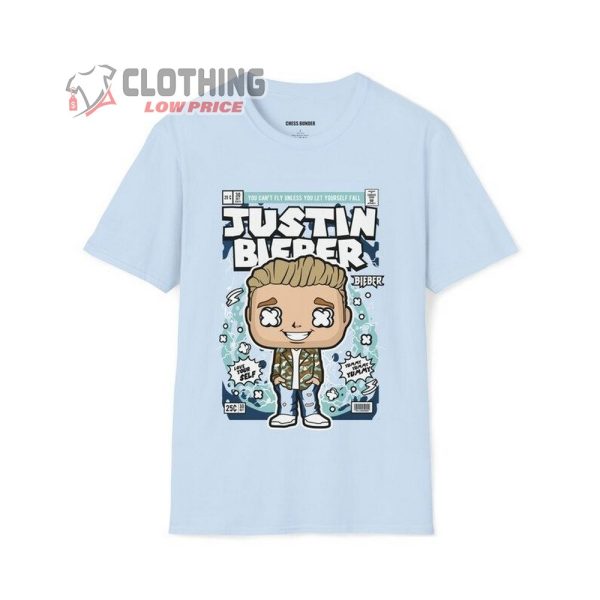 Justin Bieber Softstyle T-Shirt, Justin Bieber Trending Merch, Justin Bieber Fan Shirt, Justin Bieber Tee Gift