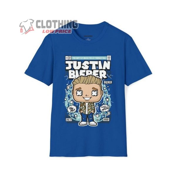 Justin Bieber Softstyle T-Shirt, Justin Bieber Trending Merch, Justin Bieber Fan Shirt, Justin Bieber Tee Gift