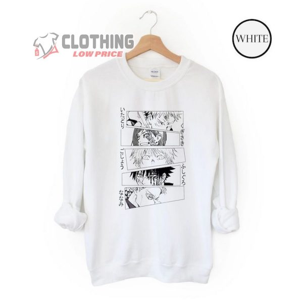 Jujutsu Kaisen Sweatshirt, Jujutsu Kaisen Trending Merch, Gojo Satoru, Yuji Iratori, Anime Fan Gift