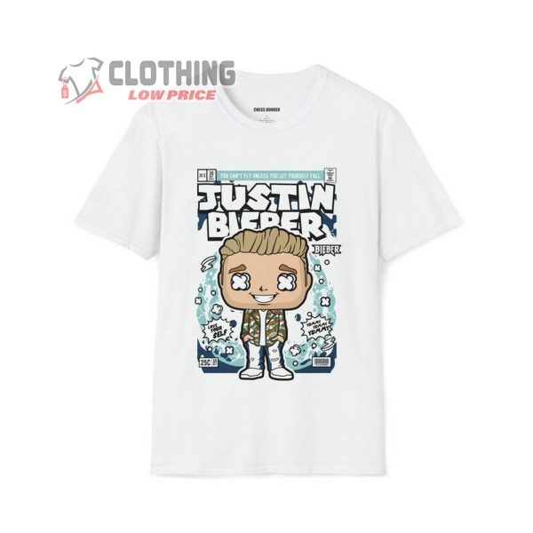 Justin Bieber Softstyle T-Shirt, Justin Bieber Trending Merch, Justin Bieber Fan Shirt, Justin Bieber Tee Gift