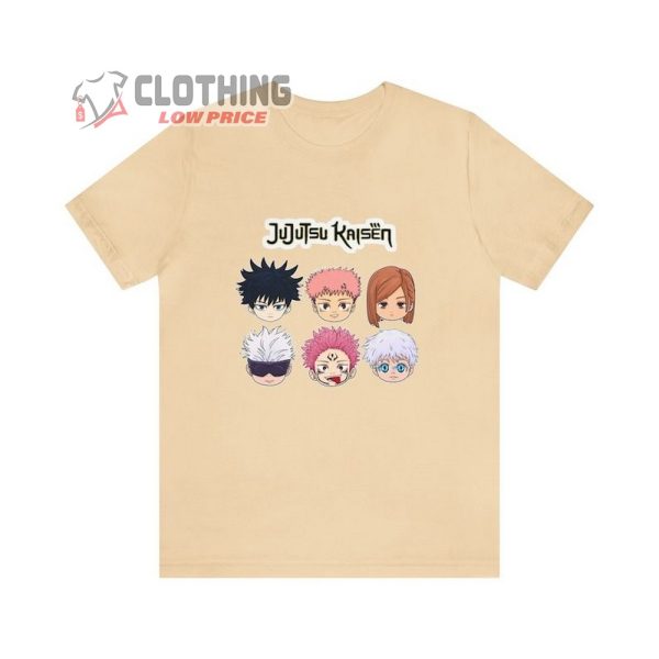 Jujutsu Kaisen Trending Merch, Jujutsu Kaisen T-Shirt, Gojo Satoru, Yuji Iratori, Anime Fan Gift