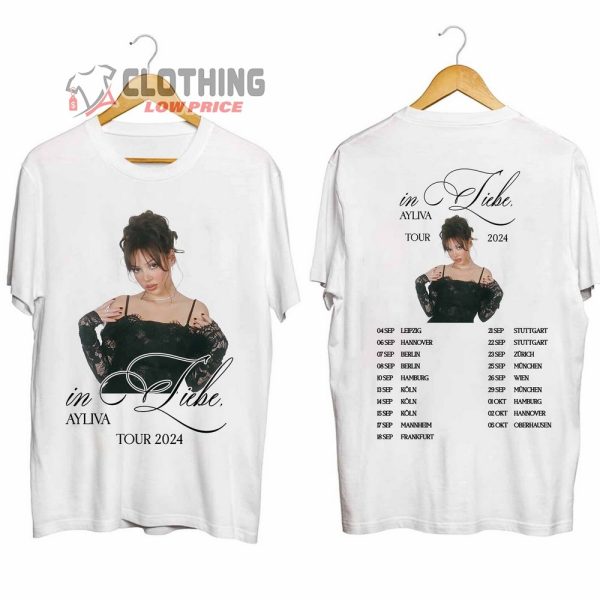 Ayliva In Liebe Tour 2024 Merch, Ayliva Tour 2024 Tickets Shirt, Ayliva Fan Shirt, In Liebe 2024 Concert T-Shirt