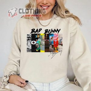 Bad Bunny Album Tour Shirt Most Wanted Tour Sweatshirt Nadie Sabe Lo Que Va Pasar Manana Shi