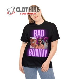 Bad Bunny Merch, Retro Purple Bad Bunny Shirt