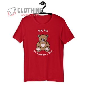 Bear Valentine Shirt Cute Bear Teddy Bear Heart Valentine Shirt 1
