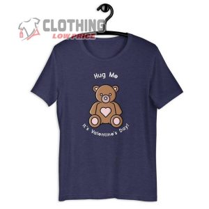 Bear Valentine Shirt Cute Bear Teddy Bear Heart Valentine Shirt 2