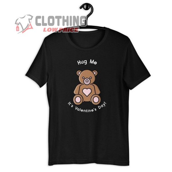 Bear Valentine Shirt, Cute Bear Teddy Bear, Heart Valentine Shirt
