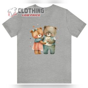 Bear Valentine Shirt, Teddy Bear, Heart Valentine Shirt, Cute Valentines Day Shirt