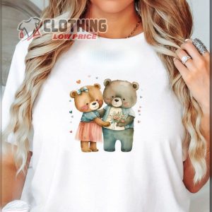 Bear Valentine Shirt Teddy Bear Heart Valentine Shirt Cute Valentines Day Shirt 3