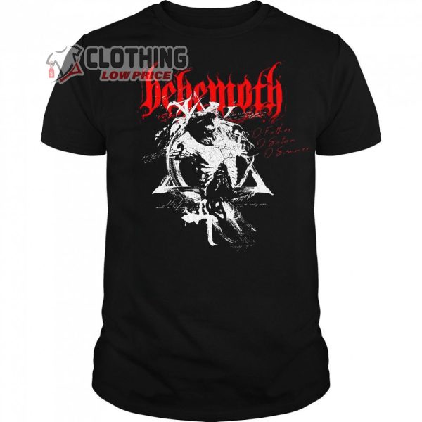Behemoth Tour 2024 Merch, Behemoth Live 2024 Shirt, Behemoth Band Tour 2024 Setlist T-Shirt