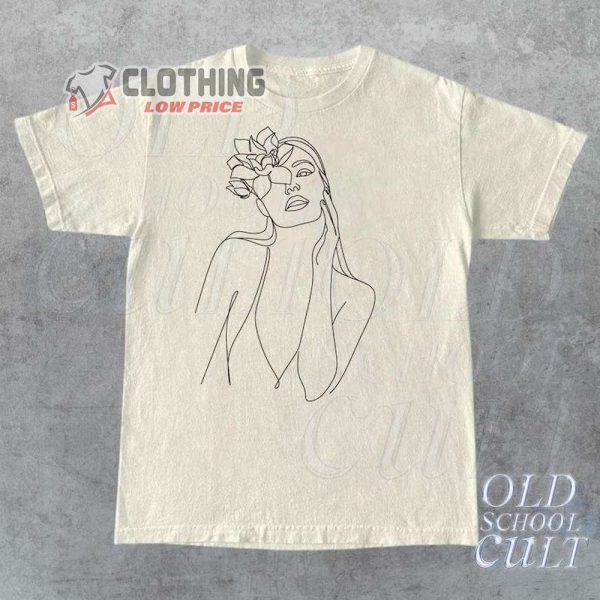 Blondie Lineart T-Shirt, Vintage 90S Style Shirt, Cute Comfy Tee, Beige Y2K Shirt, Cute Birthday Gift For Her