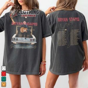 Bryan Adams So Happy Hurts Tour 2024 Unisex Hoodie Bryan Adams 1985 Vintage Shirt So Happy Hurts Tour Dates 2024 Shirt Bryan Adams 2024 Concert Ticket Merch3