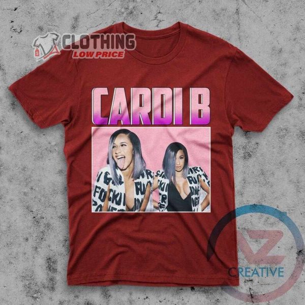 Cardi B Vintage T-Shirt, Cardi B Rap Shirt, Cardi B Hip Hop Graphic Tee, Cardi B Merch, Cardi B Fan Gift