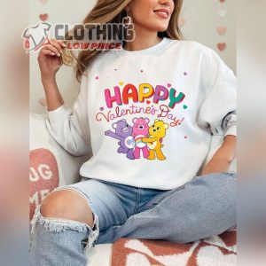 Care Bears Valentine Sweatshirt, 80S Cartoon Valentine Sweatshirt,Vintage Valentine Sweatshirt