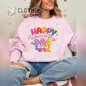 Care Bears Valentine Sweatshirt 80S Cartoon Valentine SweatshirtVintage Valentine Sweatshirt 3