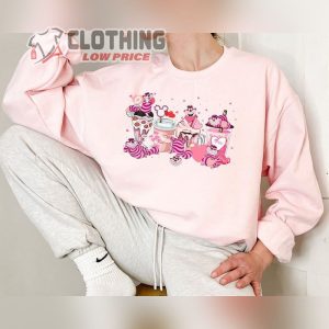 Cheshire Cat Coffee Hoodie Wonderland Valentine Sweatshirt 1