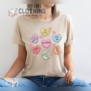Conversation Hearts Shirt, Candy Heart Shirt, Valentine’S Day Shirt, Valentine Tee
