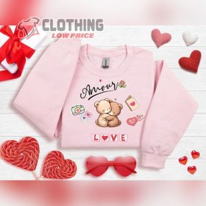 Cuddly Bear Hug ValentineS Day Love Tee For Couples 4