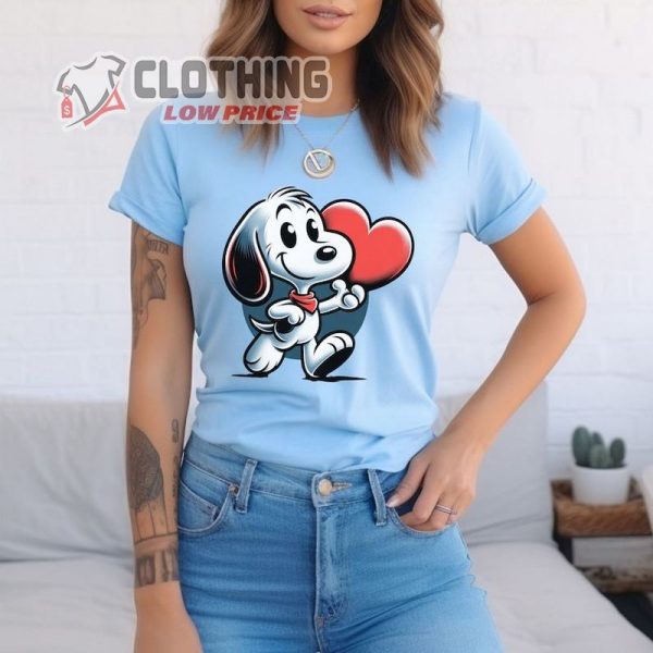 Cute Beagle T-Shirt, Perfect Gift For Cartoon Lover, Matching Valentine Apparel, Pet Owner Outfit