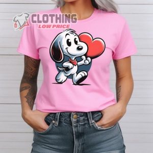 Cute Beagle T Shirt Perfect Gift For Cartoon Lover Matching Valentine Apparel Pet Owner Outfit 3