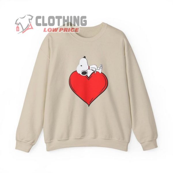 Cute Valentine Sweatshirt, Snoopy Valentine’S Day Love Hearts Shirt, Snoopy Valentine Shirt,