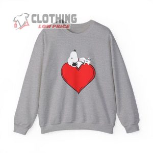 Cute Valentine Sweatshirt Snoopy ValentineS Day Love Hearts Shirt Snoopy Valentine Shirt 3