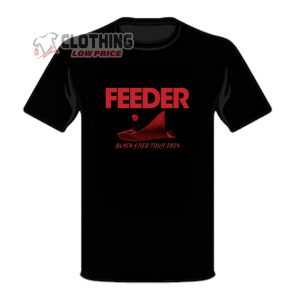 Feeder The Black Red Tour 2024 Merch Feeder Tour 2024 Poster Shirt Feeder Tour 2024 Fan Gift T Shirt