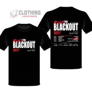 Fuck The Blackout Tour 2024 T-Shirt, Fuck The Blackout With Dead Pony Tour T-Shirt, Fuck The Black Out Tour Dates 2024 Merch