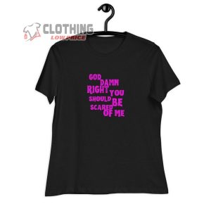 Gd Right You Should Be Scared Of Me Shirt, Halsey Women T-Shirt, Halsey Fan Shirt, Halsey Gift For Fan
