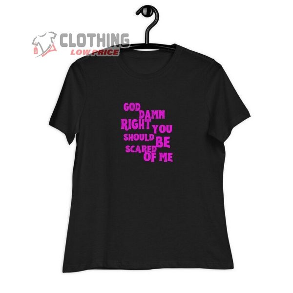 Gd Right You Should Be Scared Of Me Shirt, Halsey Women T-Shirt, Halsey Fan Shirt, Halsey Gift For Fan