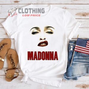 Graphic Madonna Face Tshirt, Young Madonna Unisex Shirt, The Celebration Tour 2024 Madonna T-Shirt
