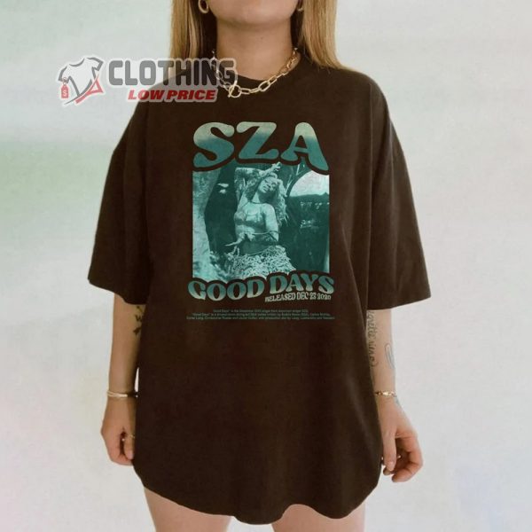 Graphic Sza Good Days Unisex T-Shirt, SZA Lyrics Tee, SZA tour 2024 Shirt, Sza SOS Concert Sweatshirt, Sza Vintage Sweatshirt