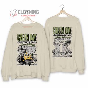 Green Day Band T Shirt Green Day The Saviors 2024 Tour Merch Green D3