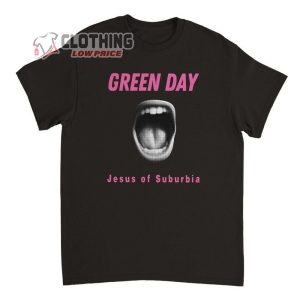 Green Day Jesus Of Suburbia Merch Green Day Concert T Shirt 1