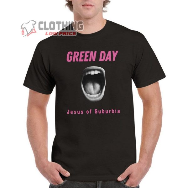 Green Day Jesus Of Suburbia Merch, Green Day Concert T-Shirt