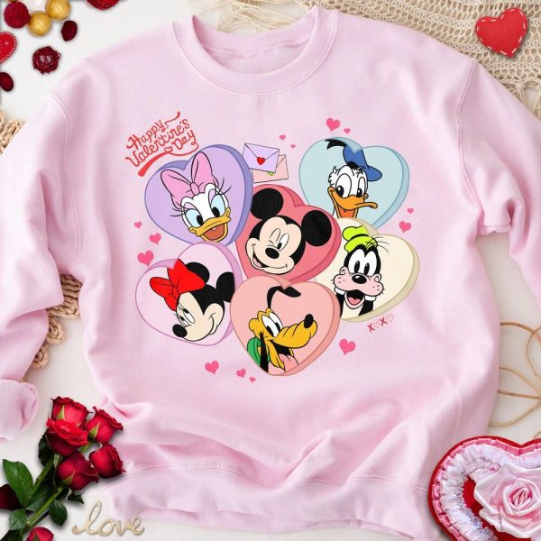 Happy Valentine’S Day Sweatshirt, Anniversary Gift, Magical Heart Candy Valentines Shirt