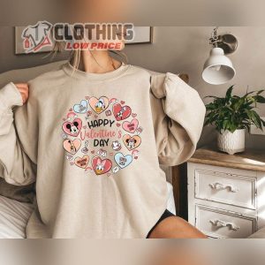 Happy Valentines Day Disney Sweatshirt Disney Valentines Day Sweatshirt 3