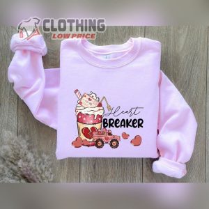 Heart Breaker Valentine Day Sweatshirt Pink Valentines Day Sweatshirt 1