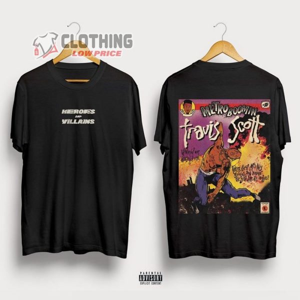 Heroes And Villains T-Shirt, Metro Boomin The Weeknd Comic Tee, Young Thug Shirt, Asap Rocky Merch, Heroes And Villains Gift