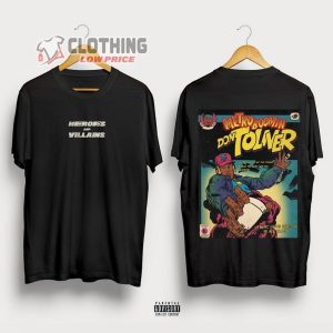 Heroes And Villains The Weeknd T-Shirt, Metro Boomin Comic Tee, Young Thug Shirt, Asap Rocky Merch, Heroes And Villains Gift