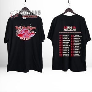 Hot Mulligan Tour 2024 Merch Hot Mulligan Tour Setlist Shirt Hot Mulligan 2024 Concert T Shirt