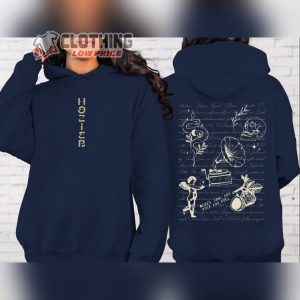 Hozier Music Albums Unisex Hoodie Hozier Unreal Unearth Sweatshirt Unreal Unearth Tour 2024 T Shirt Hozier Music Concert Shirt