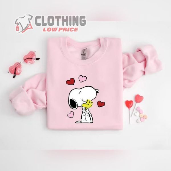 Hugging Snoopy Valentine Shirt, Snoopy Valentine’S Day Love Shirt, Snoopy Love Shirt, Couple Shirt